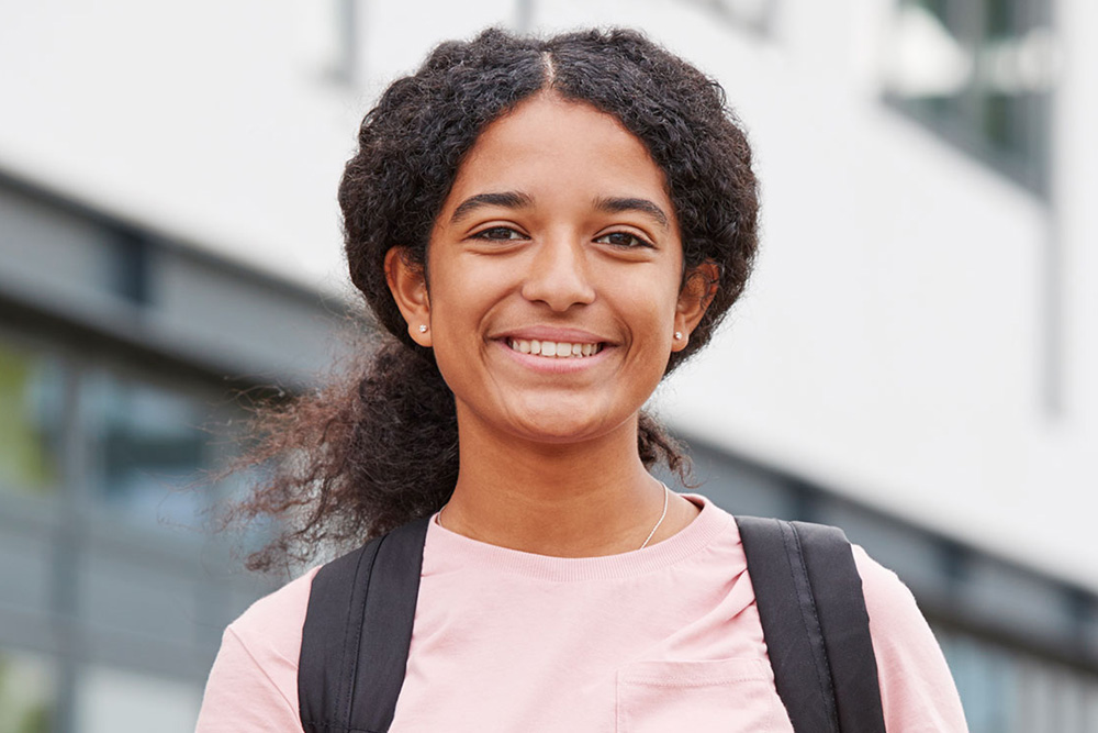 Young girl Smiling